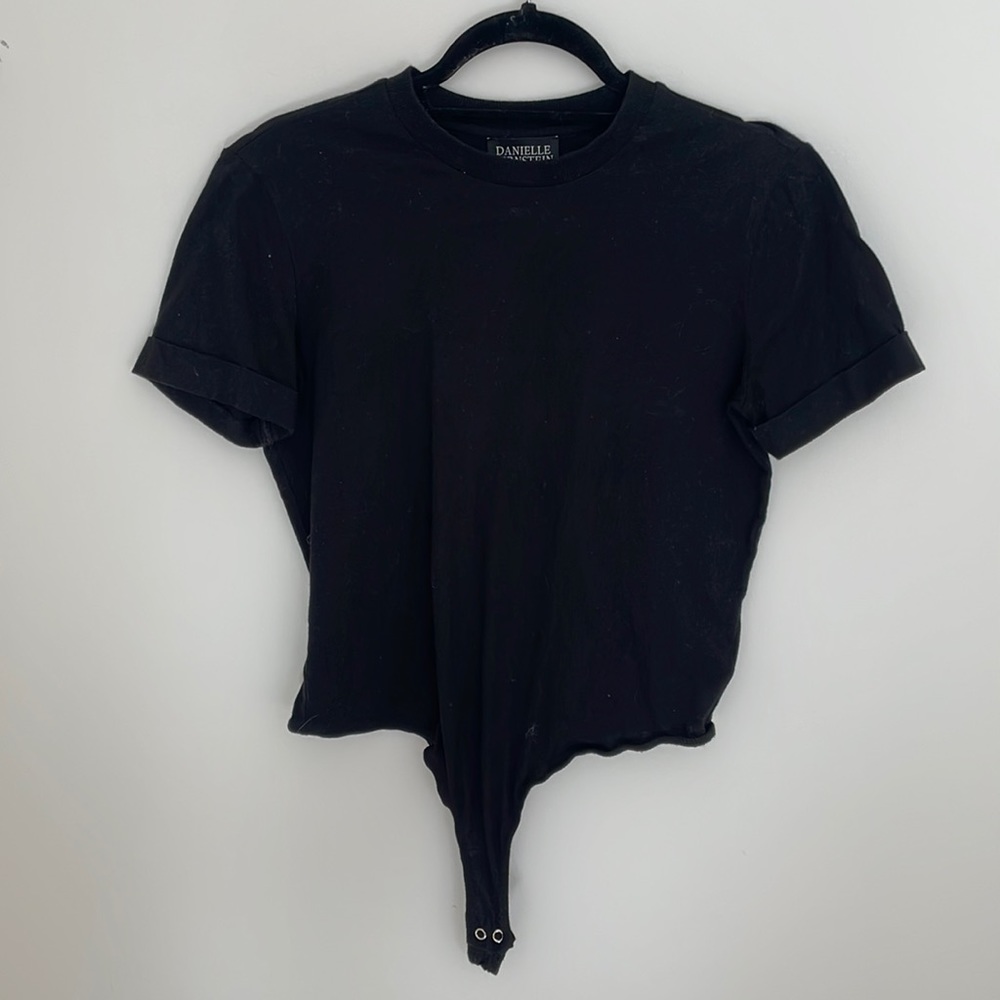 Black Danielle Bernstein body suit size S excellent condition